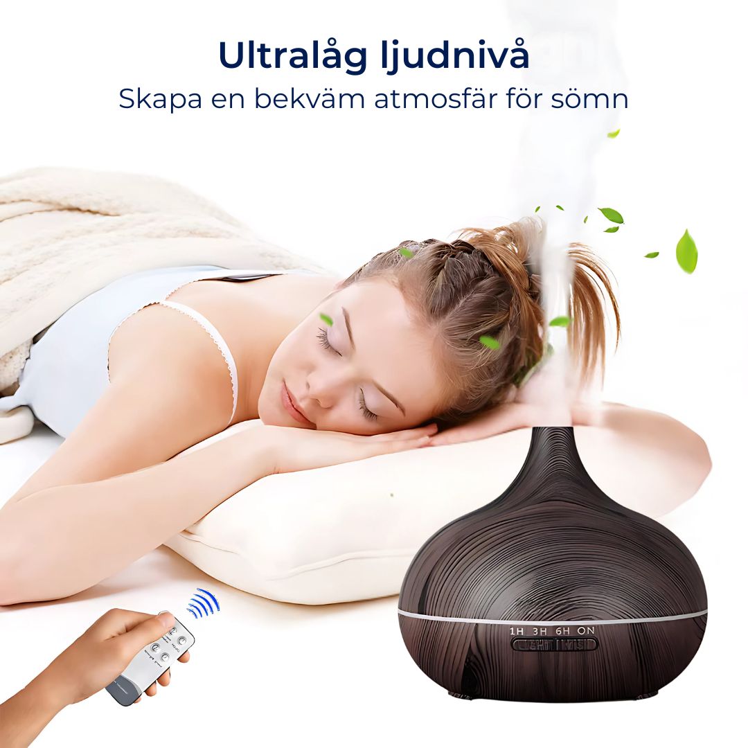 ZenAir aromadiffusor och luftfuktare för aromaterapi | Luftrening & fuktgivande komfort – För välbefinnande & avkoppling