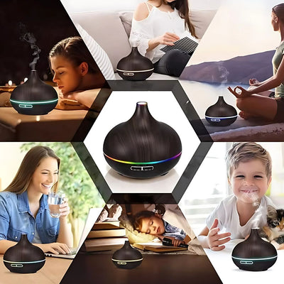 ZenAir aromadiffusor och luftfuktare för aromaterapi | Luftrening & fuktgivande komfort – För välbefinnande & avkoppling