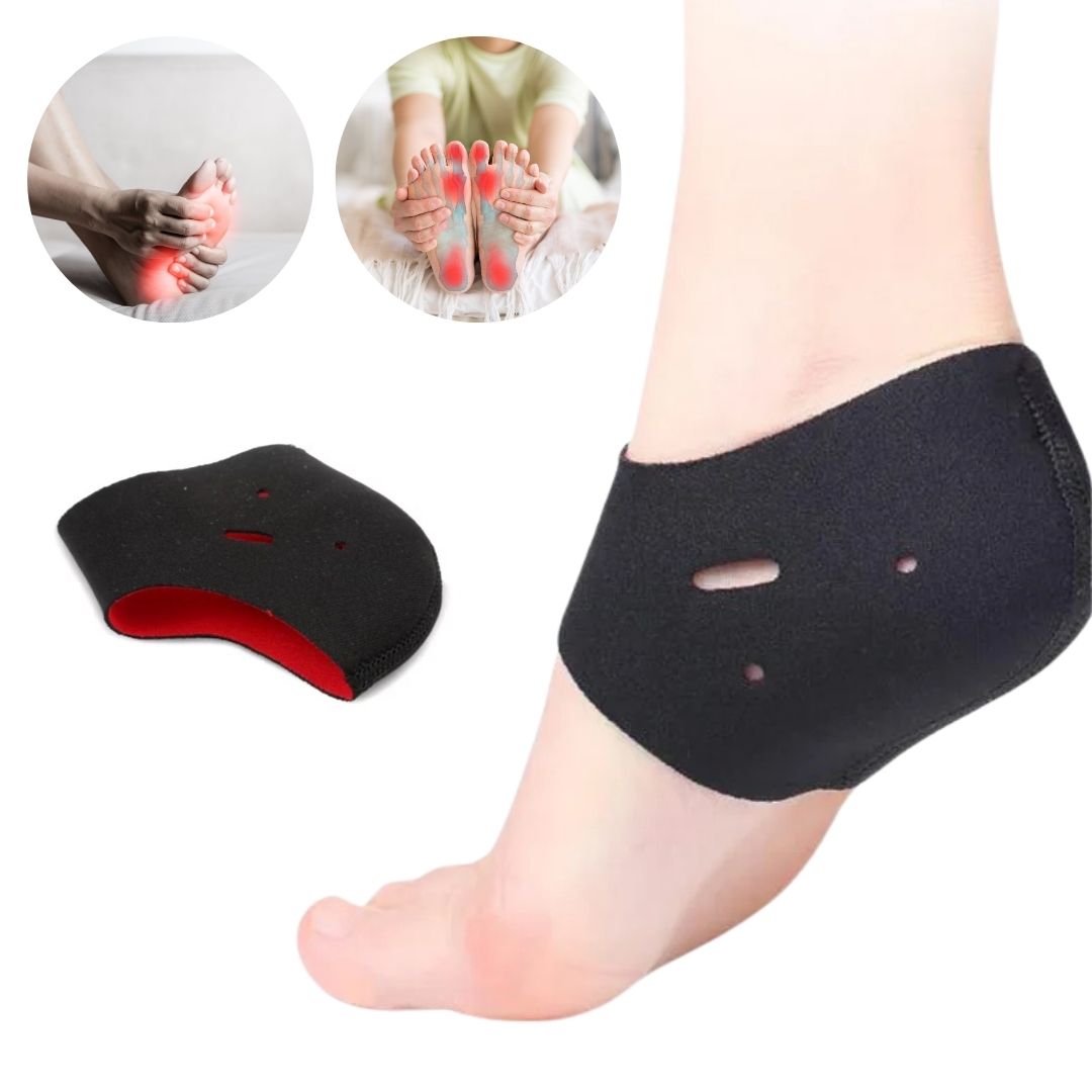 SootheSteps Hälstrumpor | Stöd för Torra, Spruckna Hälar – Lindring mot Plantarfasciit – Perfekt för Daglig Användning