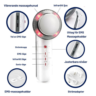 Ultraljudsenhet för viktminskning och cellulitbehandling