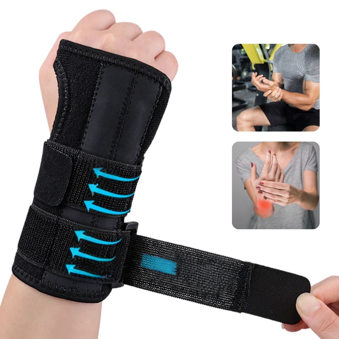 WristGuard Stabilt Handledsbandage | Rehabilitering för Skador – Karpaltunnelsyndrom – Artrit – Sport – Dagligt Stöd