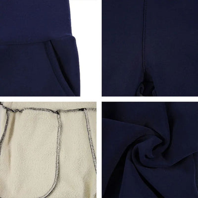 WarmFlex Höga Värmefleece-Leggings | Vinterleggings för Kallt Väder - Värmande & Bekväma - Perfekt för Utomhusaktiviteter