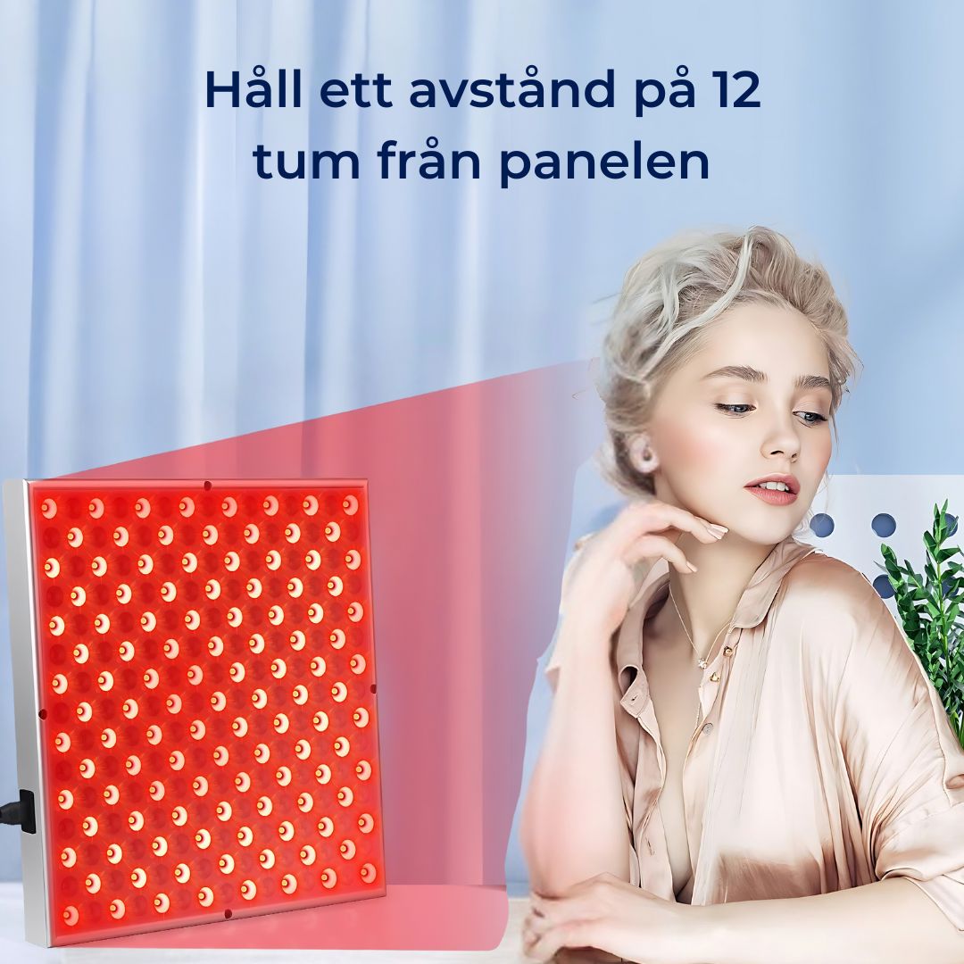 VitalLjus Rödljusterapiljus | Icke-invasiv Behandling för Anti-Aging - Smärtlindring - Muskelåterhämtning och Bättre Sömnkvalitet
