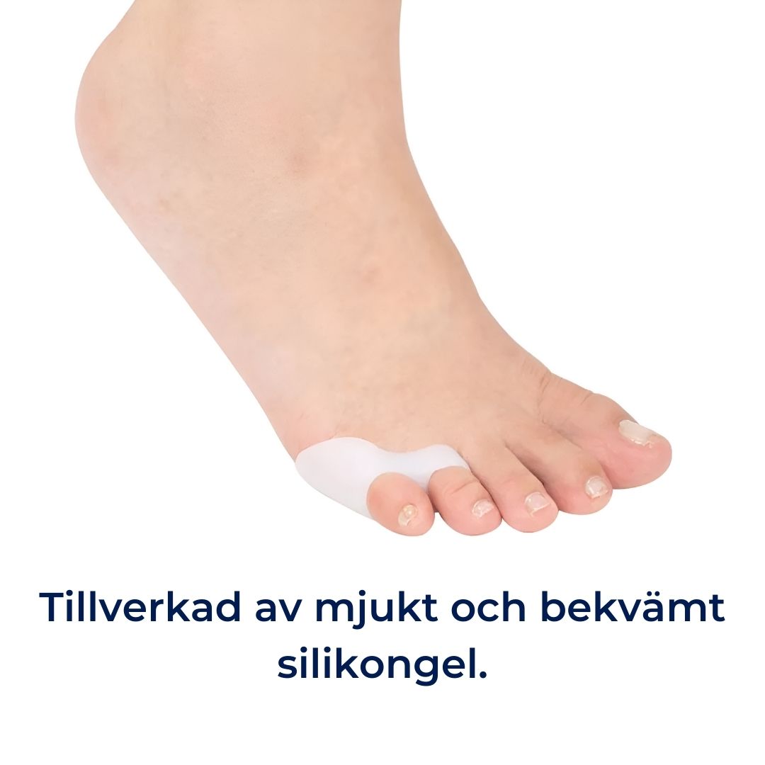 ToeGuard Ortopediska Tådelare | Bunionette-korrigerare – Rätare för lilltån vid Quintus Varus, Hammartå och Tåkorrektion