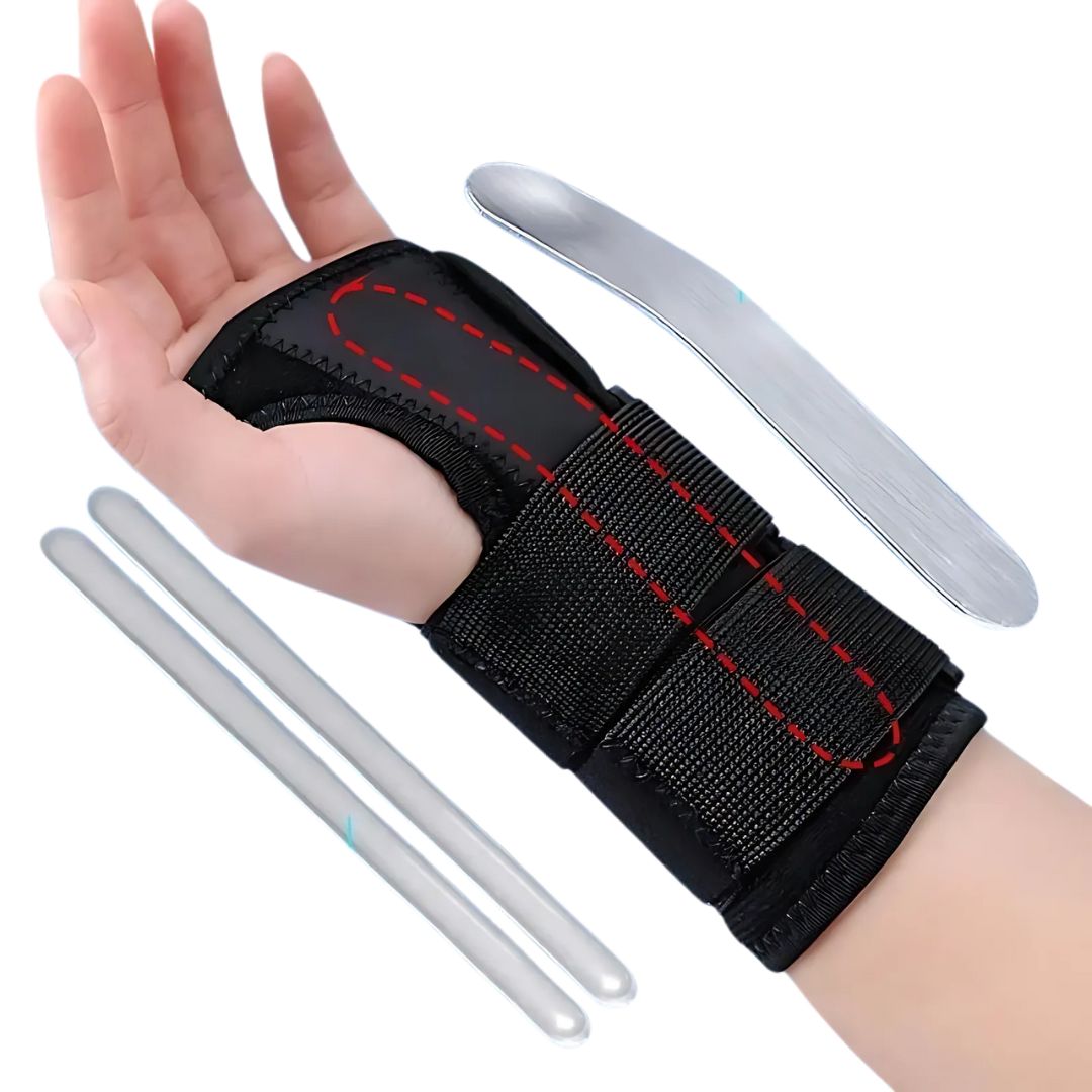 WristGuard Stabilt Handledsbandage | Rehabilitering för Skador – Karpaltunnelsyndrom – Artrit – Sport – Dagligt Stöd