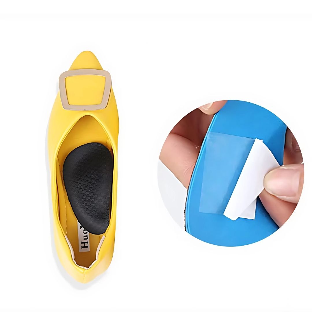 SoleEase Skoinlägg med Fotvalvsstöd | Mjukt EVA-skum - För Komfort och Smärtlindring