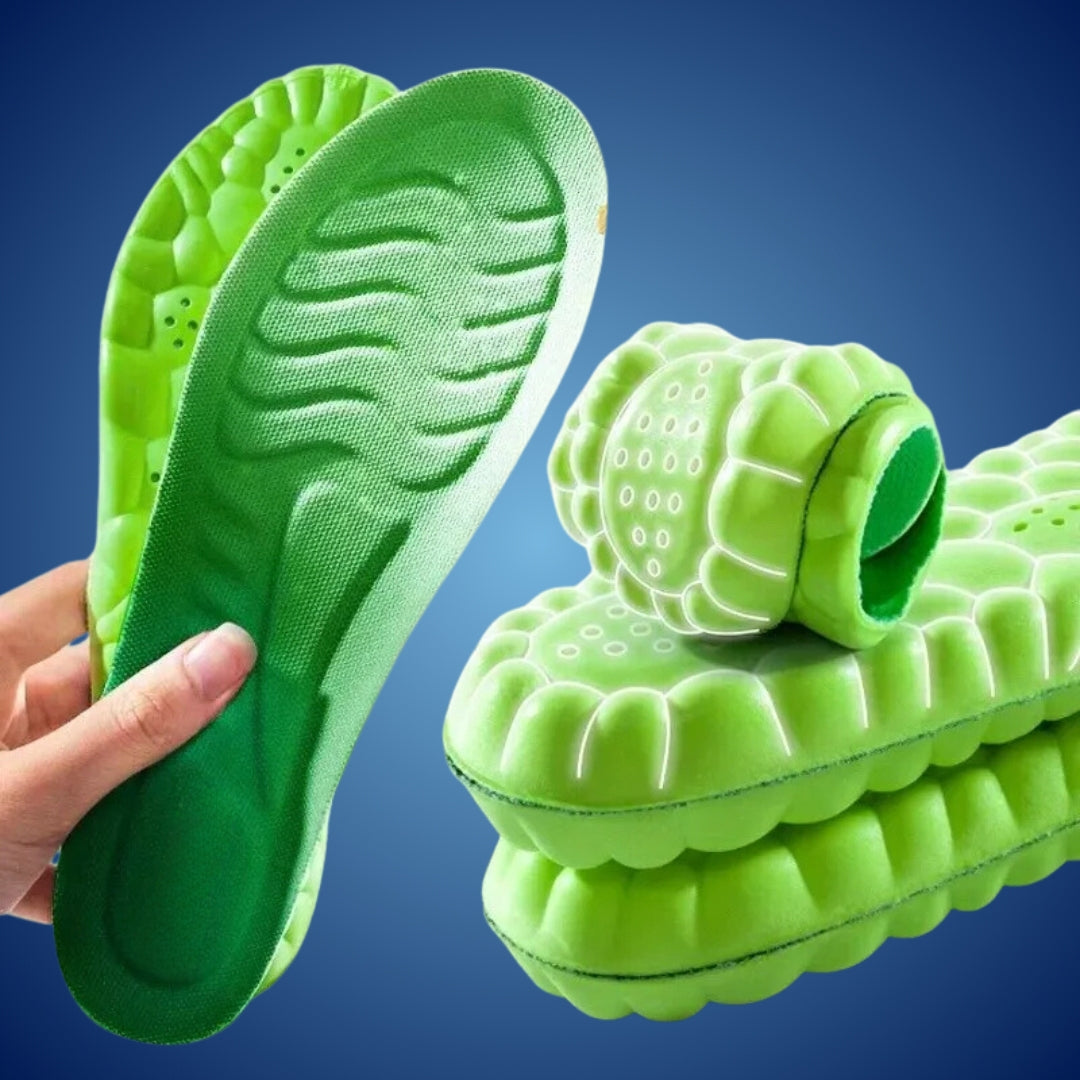 StepEase Cloud 4D Ortopediska Inlägg | Lindrar Hälsmärta – Stötdämpande & Bekväma – För Fotkomfort & Bättre Hållning