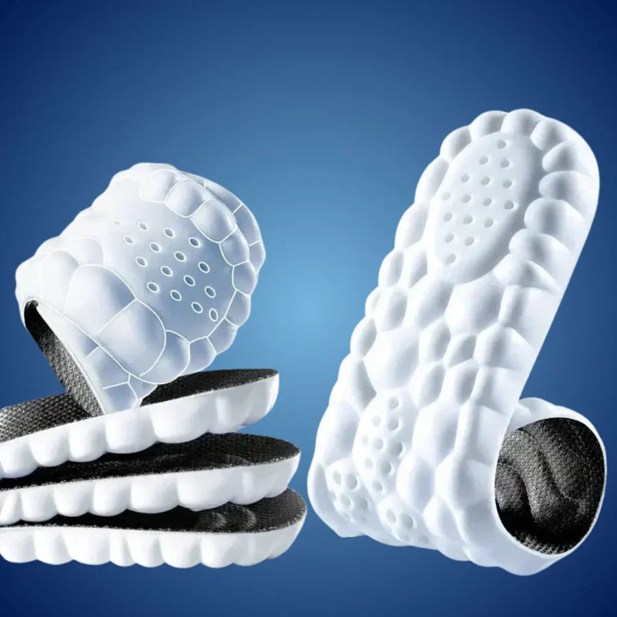 StepEase Cloud 4D Ortopediska Inlägg | Lindrar Hälsmärta – Stötdämpande & Bekväma – För Fotkomfort & Bättre Hållning